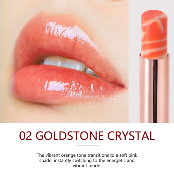 Swirl Effect Lipstick That Changes Color, PH Adaptive Lip Balm with Sheer Finish, Moisturizing Tinted Lip Treatment for Natural Look – 2g
