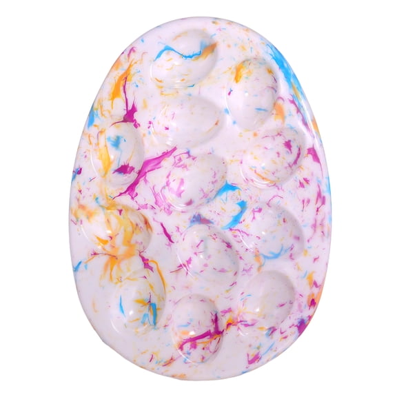 Plastic Egg Holder Serving Tray, Multicolor, 9" x 12", Easter by Way To Celebrate
