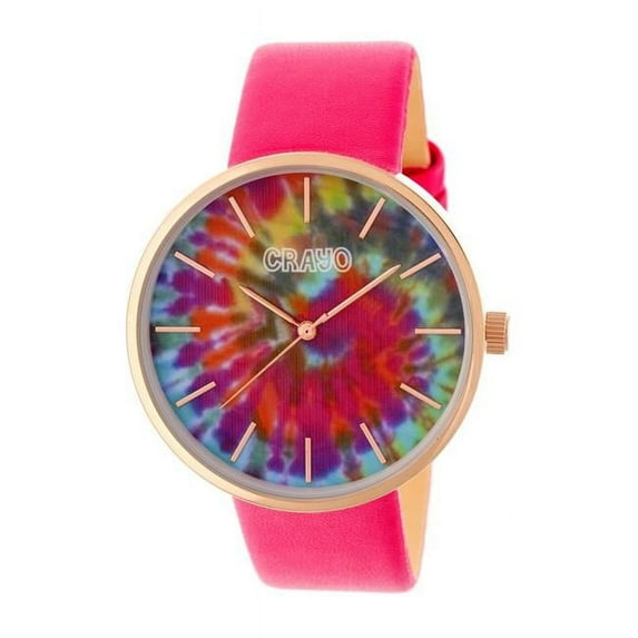 Swirl Leatherette Strap Watch