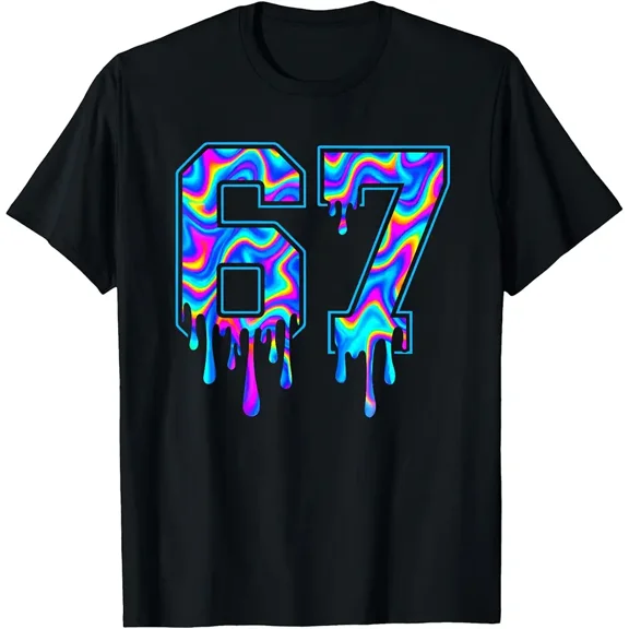 Swirl Six Seven Drip 6 7 Meme Gen Alpha Slang T-Shirt