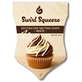thumbnail image 1 of SwirlSqueeze by KIDU Pantry – Microwaveable Drizzle Pouch with 6oz White Merckens Melting Wafers – Simply Microwave, Snip, and Drizzle, 1 of 4