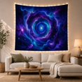 thumbnail image 1 of Swirling Cosmic Nebula Vortex Against Deep Space, Mystical Digital Art for Space Enthusiasts, Celestial Wall Art Decor, Housewarming Gift, Tapestry Wall Hanging for Living Room and Bedroom, 1 of 7