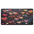 thumbnail image 1 of Swirling Hearts License Plate Cover Car Tags Pink Red Hearts Romantic Decorative Front License Plate Aluminum Metal for Front of Car 6 X 12 Inch for Women Men, 1 of 5