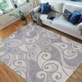 thumbnail image 1 of Swirls Rugs/Luxury Livingroom Modern Soft/Smooth-Silver/Gray/White, 1 of 7