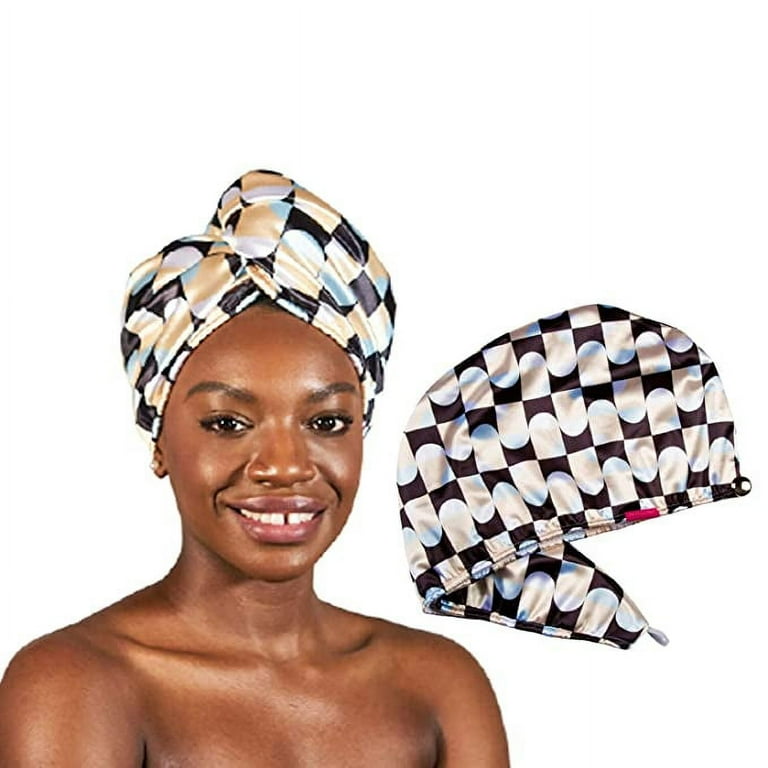 Microfiber turban for online curly hair