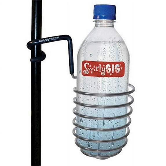 SwirlyGig SG1020 Drink Holder in Silver for 0.5 in. Tubing