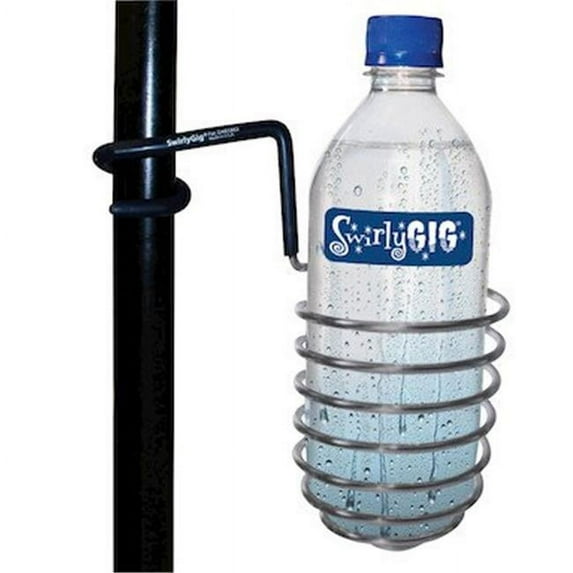 SwirlyGig SG2020 II Drink Holder in Silver for 1 in. Tubing