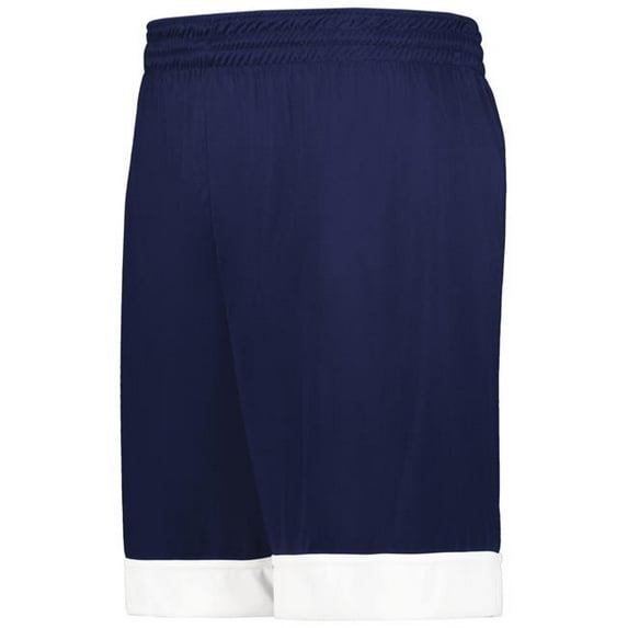 Augusta Sportswear 6929.301.XL Swish Reversible Basketball Shorts, Navy & White - Extra Large