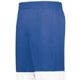 thumbnail image 1 of Augusta Sportswear 6929.280.L Swish Reversible Basketball Shorts, Royal & White - Large, 1 of 1