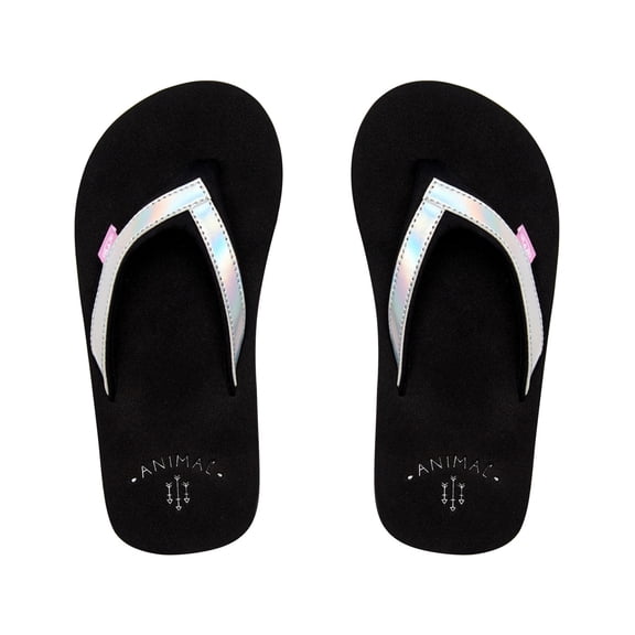 Swish Slim Girls Flip Flops [Black]