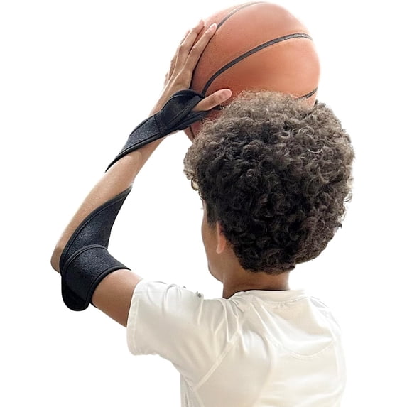 SwishGrid Basketball Off-Hand Shooting Wrap Strap - Shooting Aid for Basketball Training - Durable & Lightweight Basketball Shot Trainer for Kids & Adults