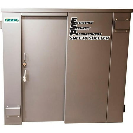 Swisher ESP Storm Shelter, 84"L x 144"W x 80"H, Up to 25 Person Private/15 Person Business