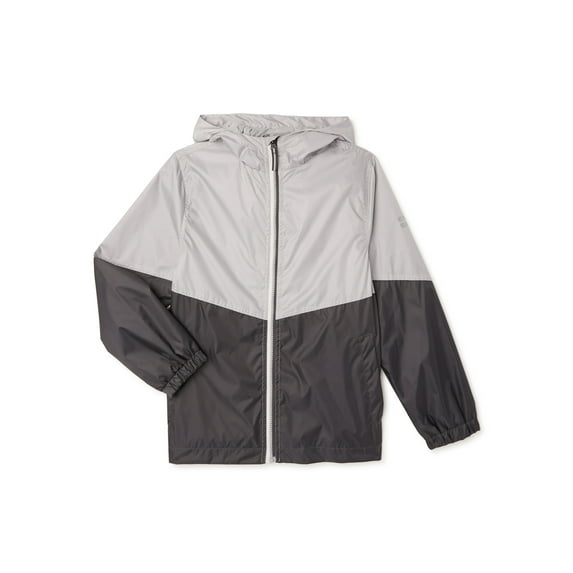 Swiss Alps Boys Colorblock Hooded Raincoat Jacket, Sizes 4-16