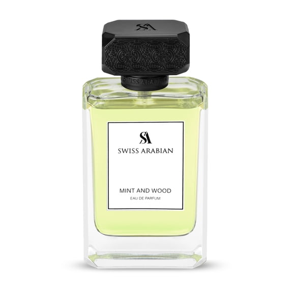 Swiss Arabian Mint and Wood, Perfume for Men, 3.4 oz EDP Spray