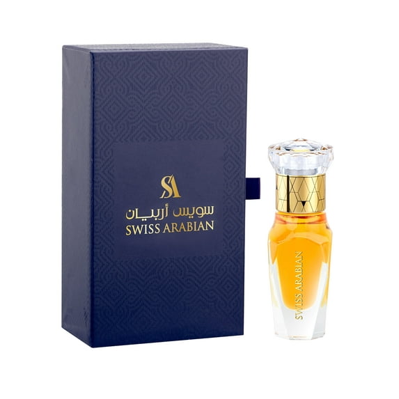 Swiss Arabian Mukhalat Al Arais, Arab Perfume Oil for Women and Men, 0.4 oz