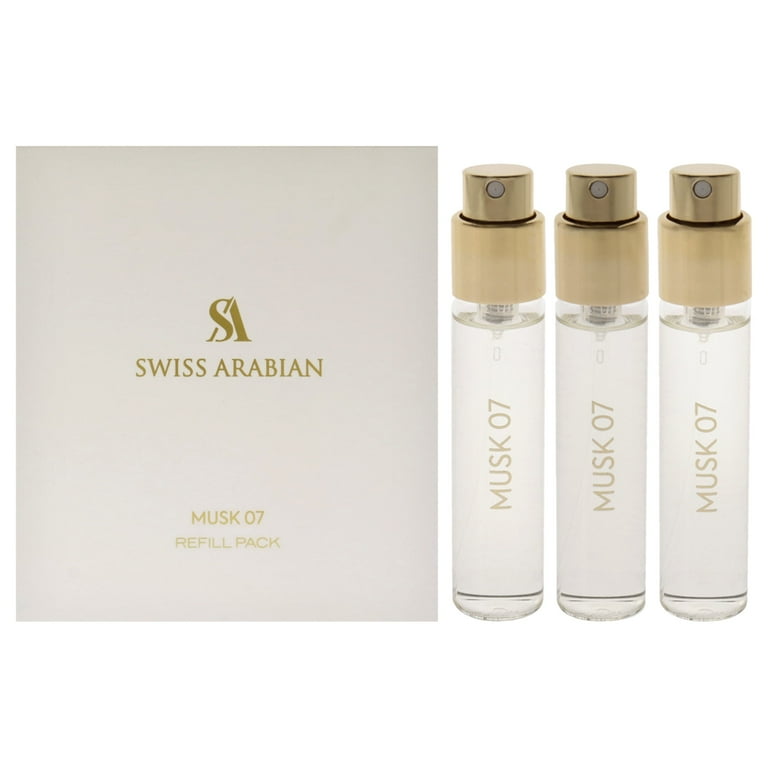 Swiss Arabian Musk 07, Arabian Perfume for Women, 3 Pc Refill Gift