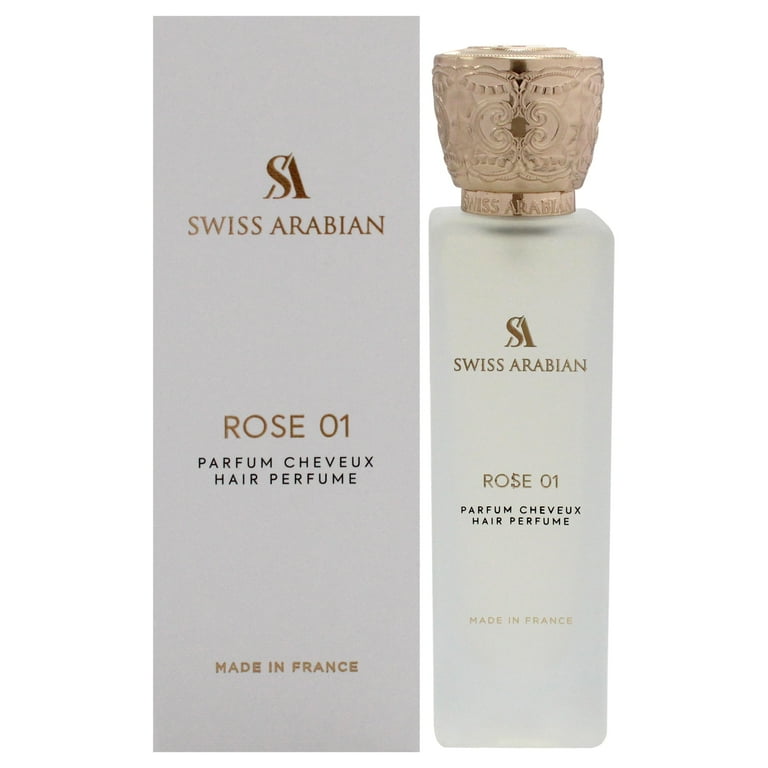 Swiss Arabian Rose 01, Hair Perfume for Women and Men, 1.7 oz