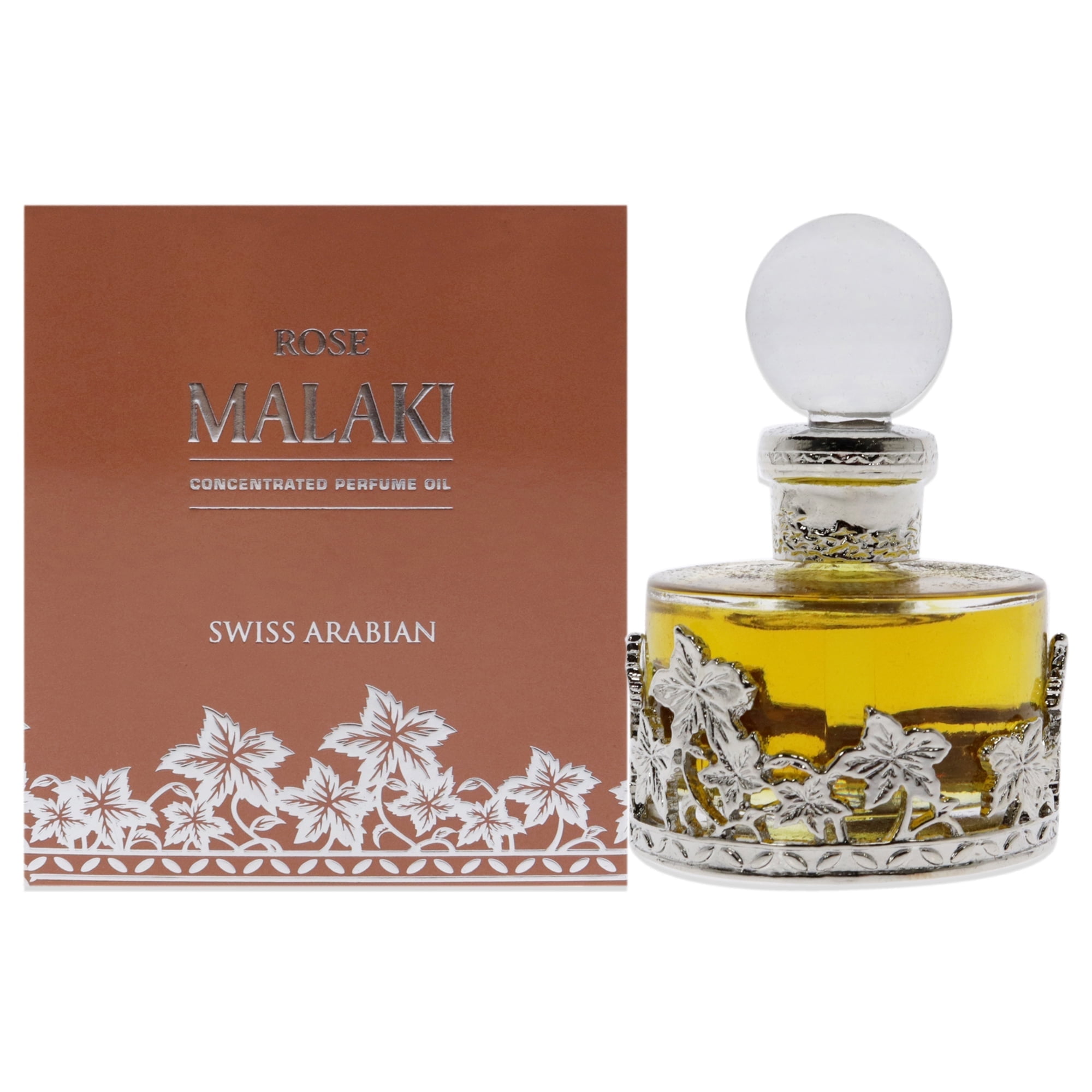 Swiss Arabian Rose Malaki Perfume Oil for Unisex - 0.84 oz Arabic