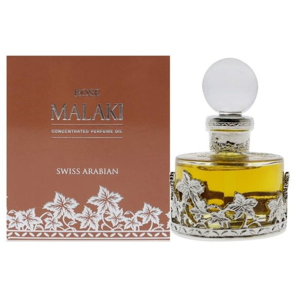 Swiss Arabian Rose Malaki, Perfume Oil for Women and Men, 0.84 oz