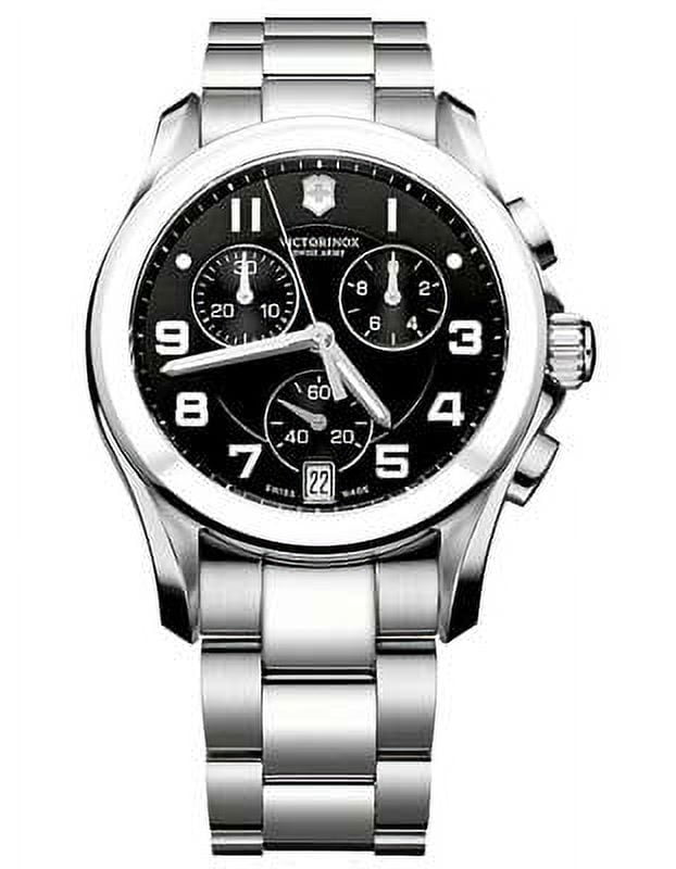 Swiss Army Victorinox Chronograph Stainless Steel Mens Watch