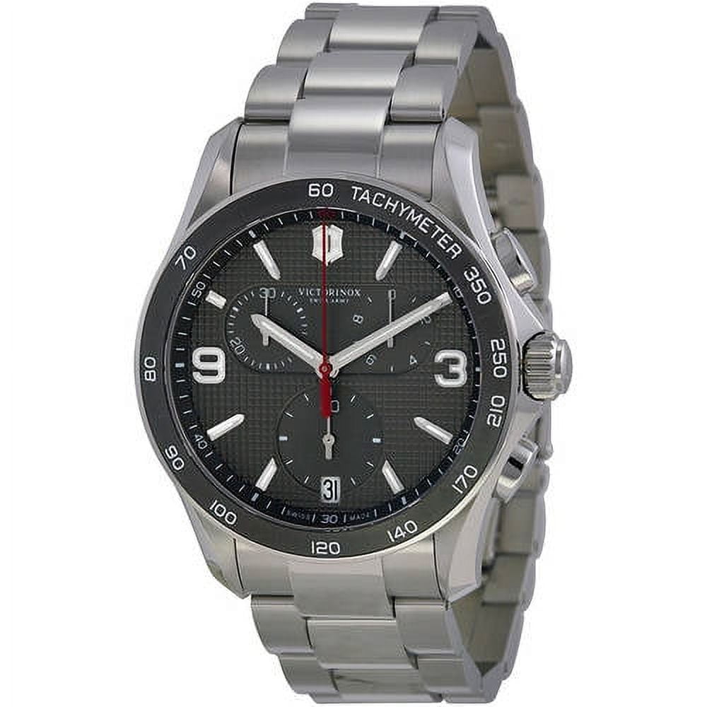 Swiss Army Victorinox Chronograph Stainless Steel Mens Watch