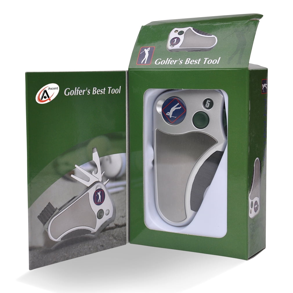 Swiss Ascent Golfer's Best Tool Golf Multitool All-IN-ONE, 4.16 oz