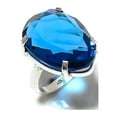 thumbnail image 1 of Swiss Blue Topaz Handmade 925 Sterling Silver Jewelry Ring Size 7, 1 of 2