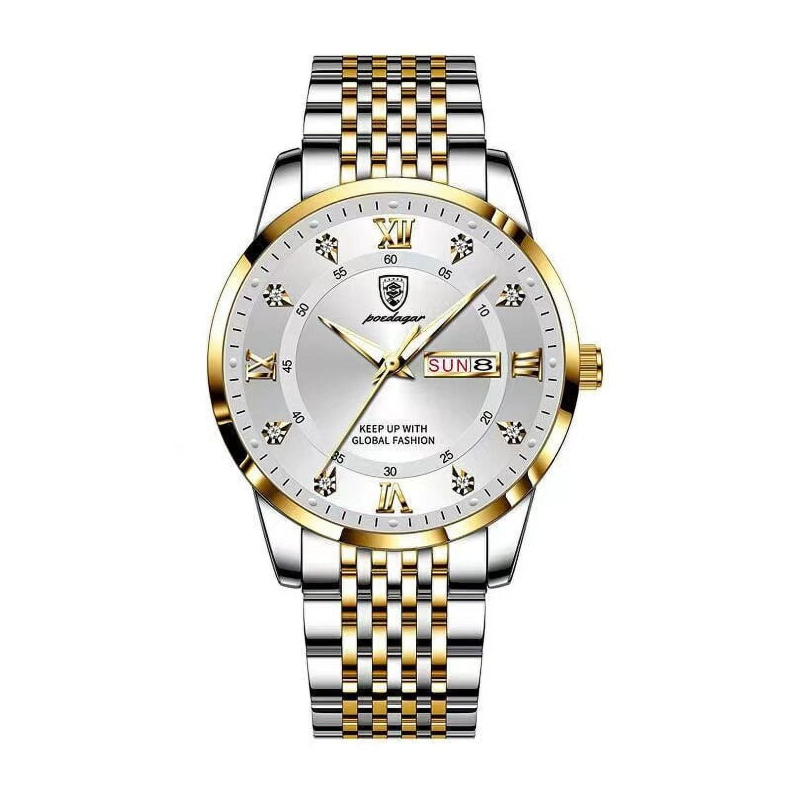 Men's Stainless Steel Business Watch with Date, Egypt Ubuy