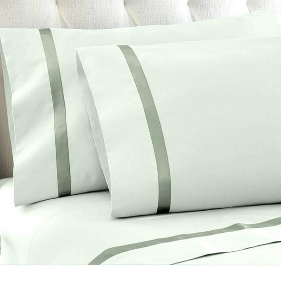 Swiss Club 1800 Series Super Soft Comfort 4-Piece Sheet Set Sage Full