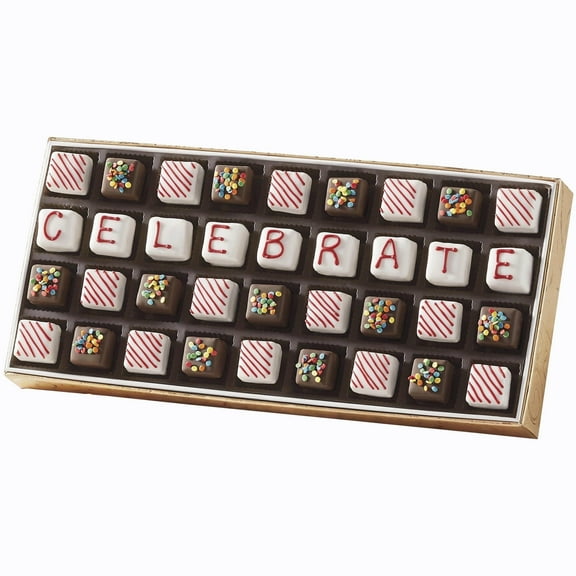 The Swiss Colony Celebrate Petit Four Cake Assortment, 36 Count, 0.25 oz. Each