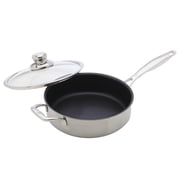 Swiss Diamond 3.1 qt 9.5 Aluminum Nonstick Clad Saut  Pan w/Lid | HD Classic