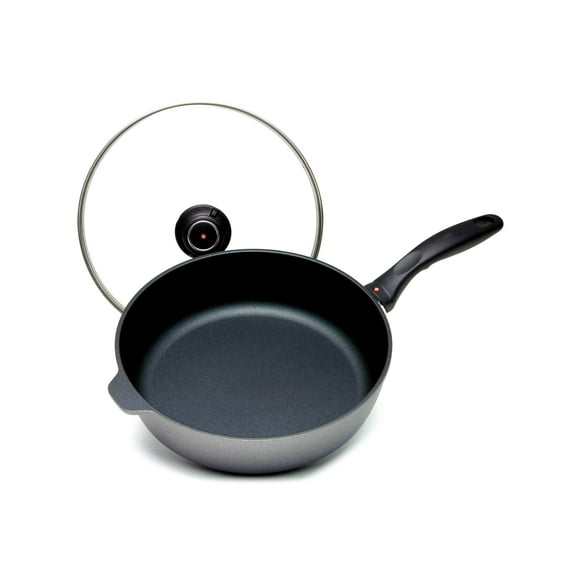 Swiss Diamond 4.3 qt (11") Aluminum Nonstick Saute Pan w/Lid | HD Classic