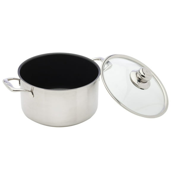 Swiss Diamond 6.7 qt (9.5") Nonstick Clad Dutch Oven w/Lid