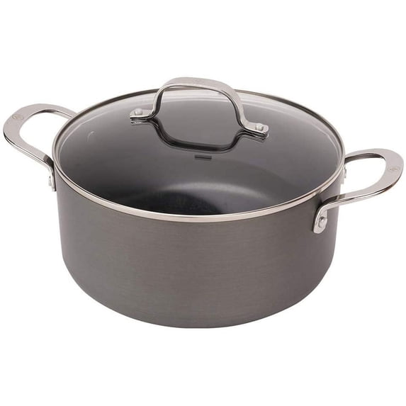 Swiss Diamond 9.5" Hard Anodized Nonstick Stock Pot w/Lid