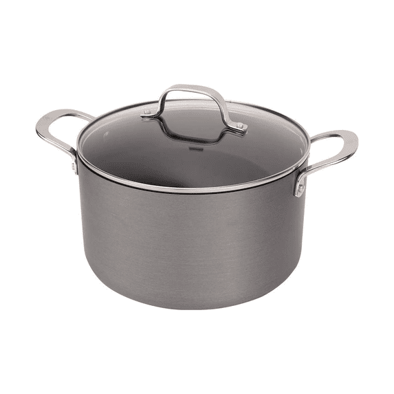Swiss Diamond Hard Anodized Non-Stick 8 Quart Stockpot W/Lid (9.5")