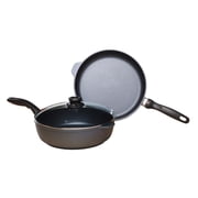 Swiss Diamond Induction 3-Piece Set Fry Pan & Saut  Pan | HD Classic