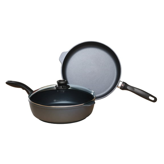 Swiss Diamond Induction 3-Piece Set: Fry Pan & Saut Pan | HD Classic