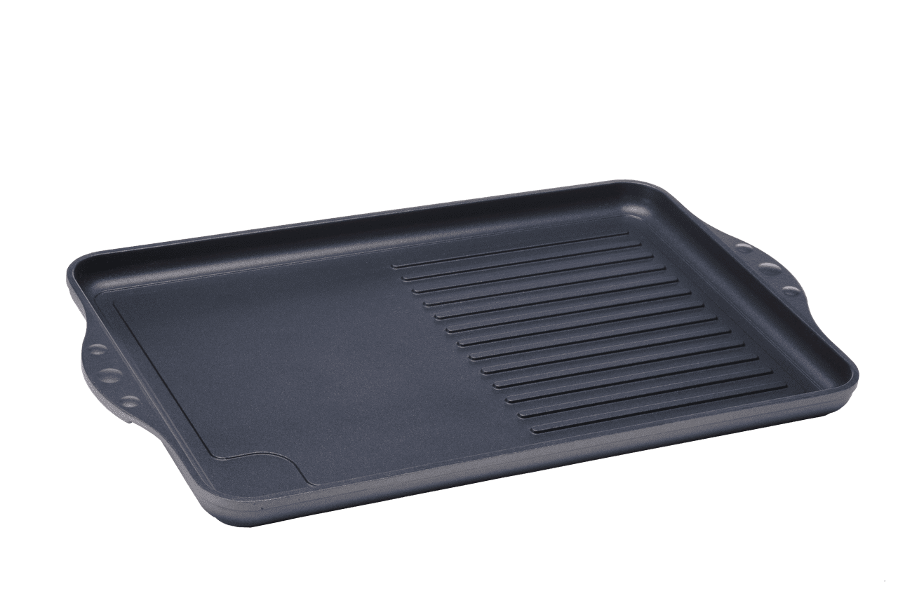 Swiss Diamond Nonstick Double-Burner Grill and Griddle Combo