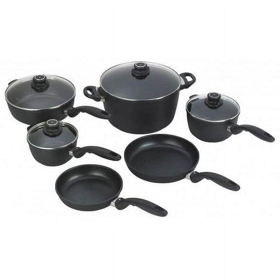 Swiss Diamond XDSET6010 XD Kitchen Kit Cookware Set, Black - 10 Piece