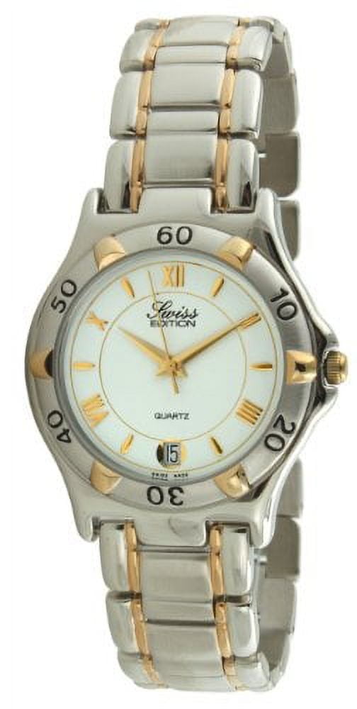Swiss Edition Women's Two Tone Silver 23K Gold Togo Ubuy