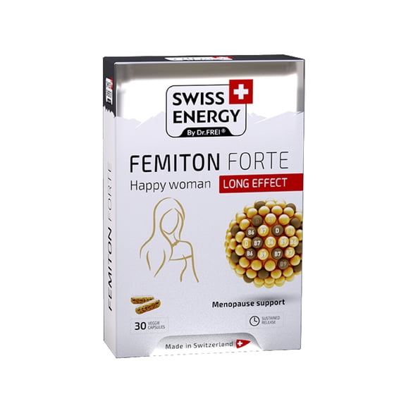 Swiss Energy, FEMITON FORTE, complex for women in menopause, 30 sustained-release capsules