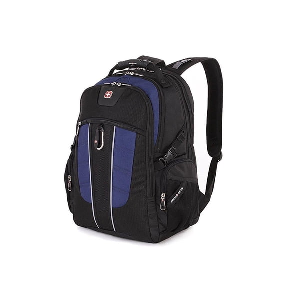 Swiss Gear 17532315 -BLKNVY TSA Friendly Scan Smart Computer Backpack, Fits Most 15" Laptops and Tablets, Black/Navy