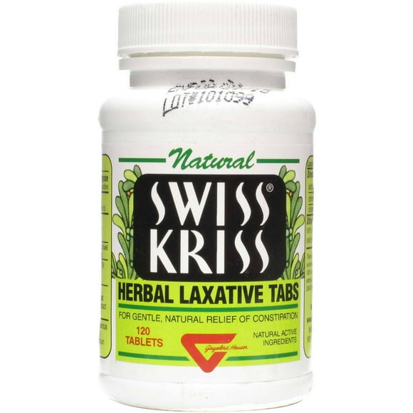 Swiss Kriss Herbal Laxative Tablets, 120 CT
