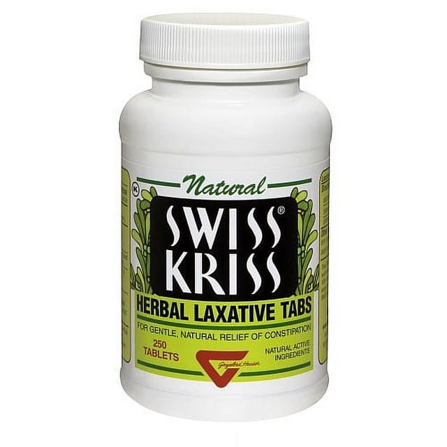 Swiss Kriss Herbal Laxative Tabs 250 CT