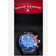 Swiss Legend Mens Neptune Watch, Blue, 11812P-33-RBL