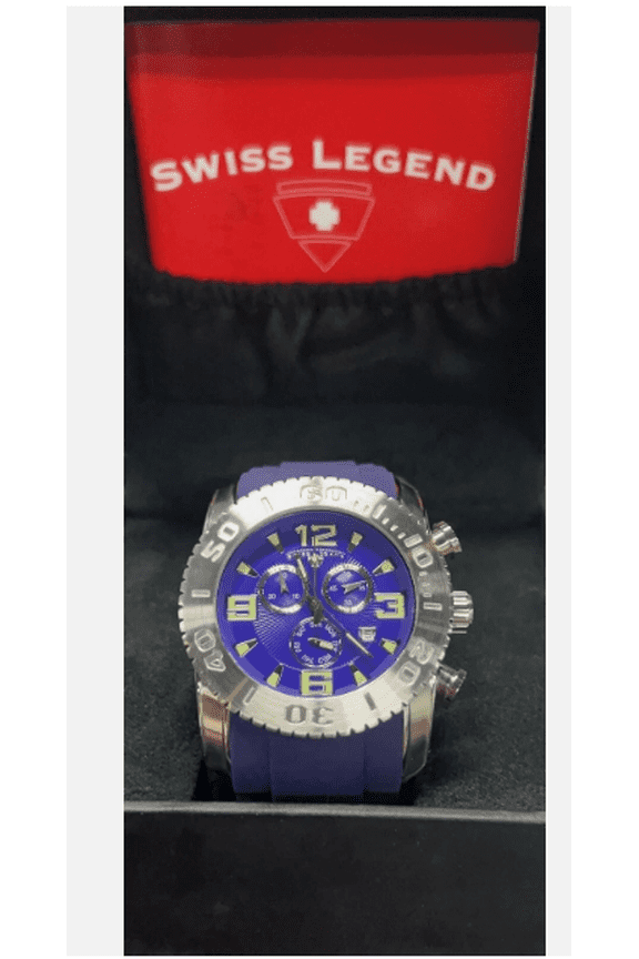 Men's Commander Analog Display Quartz Watch, Purple (10067-011)