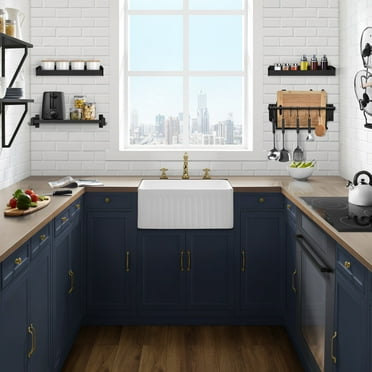 Swiss Madison Delice 24 x 18 Ceramic, Farmhouse Kitchen Sink with Apron