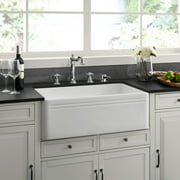 Swiss Madison Delice 30 x 18 Ceramic, Farmhouse Kitchen Sink with Apron