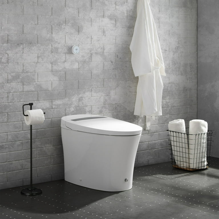 Swiss Madison Hugo Intelligent Tankless Elongated Toilet, Touchless Vortex Dual-Flush 1.1/1.6 GPF