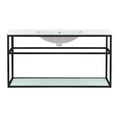 thumbnail image 1 of Swiss Madison Pierre 48 Black Metal Frame Bathroom Sink, 1 of 13